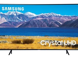 SAMSUNG 65-inch Class Curved UHD TU-8300 Series - 4K UHD HDR Smart TV With Alexa Built-in (UN65TU8300FXZA
