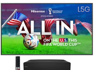 Hisense 100L5G-DLT100B 4K UHD Ultra-Short Throw Laser TV 100" High Gain ALR Screen