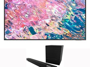 SAMSUNG QN43Q60BAFXZA 43" QLED Quantum HDR 4K Smart TV with a Klipsch CINEMA-600 3.1 Dynamic Power Soundbar with 10" Wireless Subwoofer (2022)