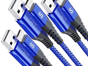 Micro USB Cable 3-Pack [3.3ft+6.6ft+10ft] Android Charger Cable