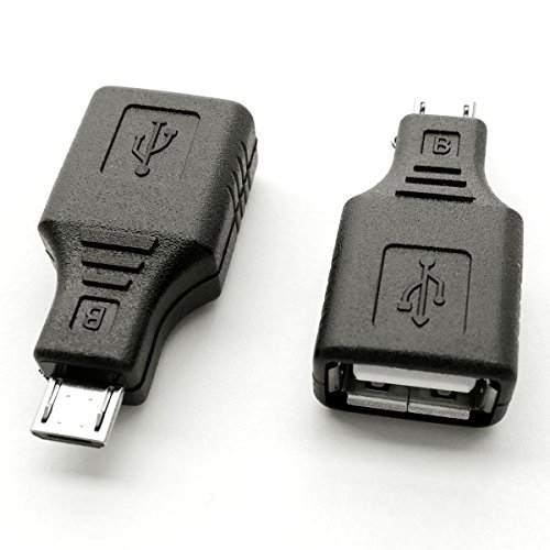 USB 2.0 Micro USB Male to USB Female OTG Adapter (2 Pack) USB 2.0 Micro USB Male to USB Female OTG Adapter (2 Pack)