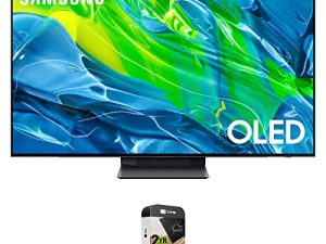 SAMSUNG S95B 65 inch 4K Quantum HDR OLED Smart TV (2022) Bundle with Premium 2 YR CPS Enhanced Protection Pack