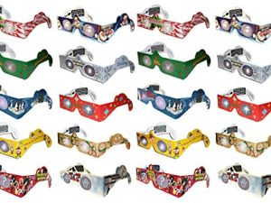 Holiday Specs 3D Holiday Glasses-Magical images will appear before your eyes! Perfect party favor for any holiday celebration! See Santa