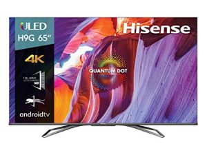 Hisense 65-Inch Class H9 Quantum Series Android 4K ULED Smart TV with Hand-Free Voice Control (65H9G