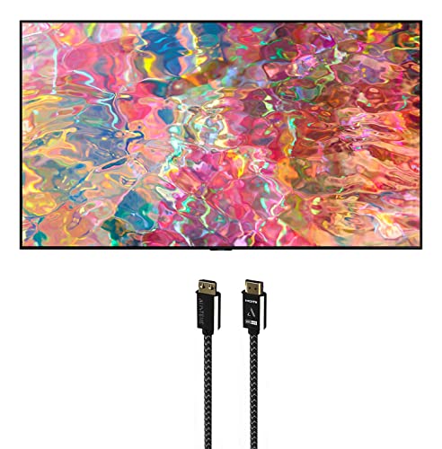 SAMSUNG QN55Q80BAFXZA 55" 4K Ultra HD Smart TV with an Austere 7S-8KHD2-1-5M VII Series 1.5m Premium Braided 8K HDMI Cable (2022) SAMSUNG QN55Q80BAFXZA 55" 4K Ultra HD Smart TV with an Austere 7S-8KHD2-1-5M VII Series 1.5m Premium Braided 8K HDMI Cable (2022)