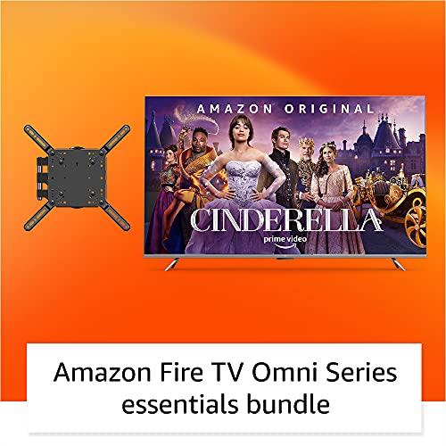Amazon Fire TV 65" Omni Series 4K UHD smart TV bundle with Full Motion Wall Mount and Red Remote Cover Amazon Fire TV 65" Omni Series 4K UHD smart TV bundle with Full Motion Wall Mount and Red Remote Cover