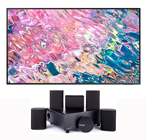 SAMSUNG QN50Q60BAFXZA 50" QLED Quantum HDR 4K Smart TV with a Platin MILAN-5-1-SOUNDSEND 5.1 Immersive Cinema-Style Sound System (2022) SAMSUNG QN50Q60BAFXZA 50" QLED Quantum HDR 4K Smart TV with a Platin MILAN-5-1-SOUNDSEND 5.1 Immersive Cinema-Style Sound System (2022)