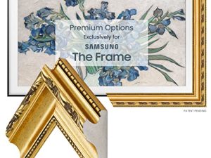 Deco TV Frames - Ornate Gold Smart Frame Compatible ONLY with Samsung The Frame TV (55"