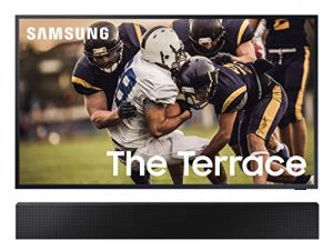 SAMSUNG QN65LST7TA The Terrace 65" Outdoor-Optimized QLED 4K UHD Smart TV with a HW-LST70T 3.0 Channel The Terrace Soundbar with Dolby 5.1 Ch (2020)