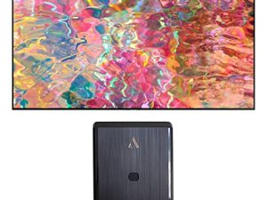 SAMSUNG QN55Q80BAFXZA 55" 4K Ultra HD Smart TV with an Austere 3S-PS4-US1 4-Outlet Power with Omniport USB (2022)