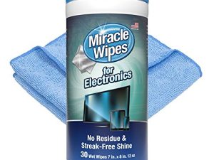 MiracleWipes for Electronics Cleaning - Screen Wipes Designed for TV