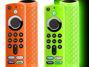 （2 Pack） ONEBOM Firtv Remote Cover for 3rd Gen 2021 Glow in The Dark