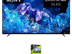 Sony XR65A80K Bravia XR A80K 65" 4K HDR OLED Smart TV (2022 Model) Bundle with Premium 4 YR CPS Enhanced Protection Pack