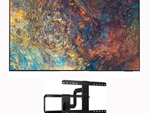 SAMSUNG QN50QN9DAAFXZA 50" Neo QLED 4K HDR Smart TV with a Sanus VLF525-B1 Full-Motion Premium Series Mount for 50"-82" Flat Screen TV's (2021)