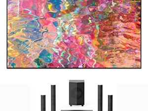 SAMSUNG QN85Q80BAFXZA 85" 4K Ultra HD Smart TV with Enclave EA-1000-THX-US CineHome Pro CineHub Edition 5.1Ch Speakers (2022)