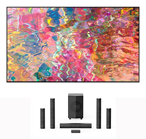 SAMSUNG QN85Q80BAFXZA 85" 4K Ultra HD Smart TV with Enclave EA-1000-THX-US CineHome Pro CineHub Edition 5.1Ch Speakers (2022) SAMSUNG QN85Q80BAFXZA 85" 4K Ultra HD Smart TV with Enclave EA-1000-THX-US CineHome Pro CineHub Edition 5.1Ch Speakers (2022)