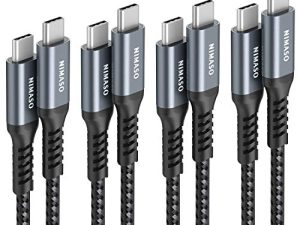 USB C to USB C Fast Charging Cable 60W 4-Pack[10ft+6.6ft+3.3ft+1ft]