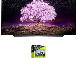LG OLED65C1PUB 65 Inch 4K Smart OLED TV with AI ThinQ Bundle with Premium 4 YR CPS Enhanced Protection Pack