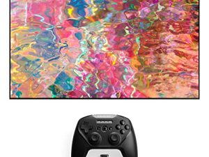SAMSUNG QN65Q80BAFXZA 65" 4K Ultra HD Smart TV with a SteelSeries Stratus-Duo Controller with 2.4GHz and Bluetooth Options (2022)
