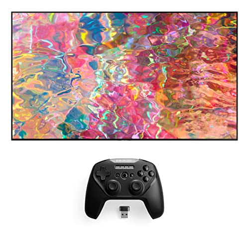 SAMSUNG QN65Q80BAFXZA 65" 4K Ultra HD Smart TV with a SteelSeries Stratus-Duo Controller with 2.4GHz and Bluetooth Options (2022) SAMSUNG QN65Q80BAFXZA 65" 4K Ultra HD Smart TV with a SteelSeries Stratus-Duo Controller with 2.4GHz and Bluetooth Options (2022)