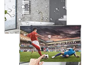elecsung 22 inch Bathroom TV Luxury Smart Mirror TV IP66 Waterproof Full HD HDTV(ATSC) Tuner Android 11.0 Wi-fi & Bluetooth (22'' (Touchscreen+Touch Keys)
