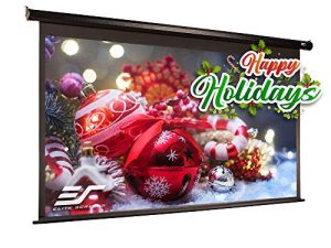 Elite Screens Spectrum 125-INCH diag. 16:9 Electric Motorized Projector Screen with Multi Aspect Ratio Function Home Theater 8K/4K Ultra HD Ready Projection