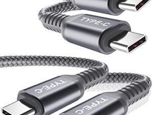 Basesailor USB C to Type C 100W Cable 6.6ft/2Pack