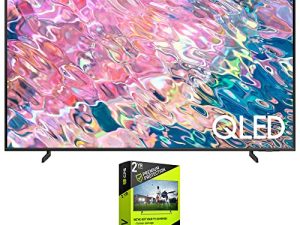 SAMSUNG QN60Q60BAFXZA Q60B 60 inch QLED 4K Quantum Dual LED HDR Smart TV 2022 Bundle with Premium 2 YR CPS Enhanced Protection Pack