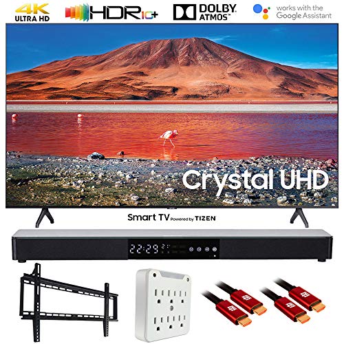 SAMSUNG UN50TU7000 50" 4K Ultra HD Smart LED TV with Deco Gear Soundbar Bundle SAMSUNG UN50TU7000 50" 4K Ultra HD Smart LED TV with Deco Gear Soundbar Bundle